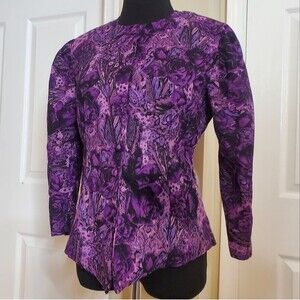 Purple Linen Vintage Blazer